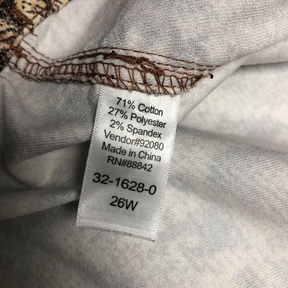 Denim 24/7 Jacket Womens Size 26W Reptile Print Trucker Style Button Up Casual - Picture 6 of 8